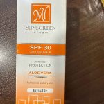 کرم ضد آفتاب 60 spf فاقد رنگ مای