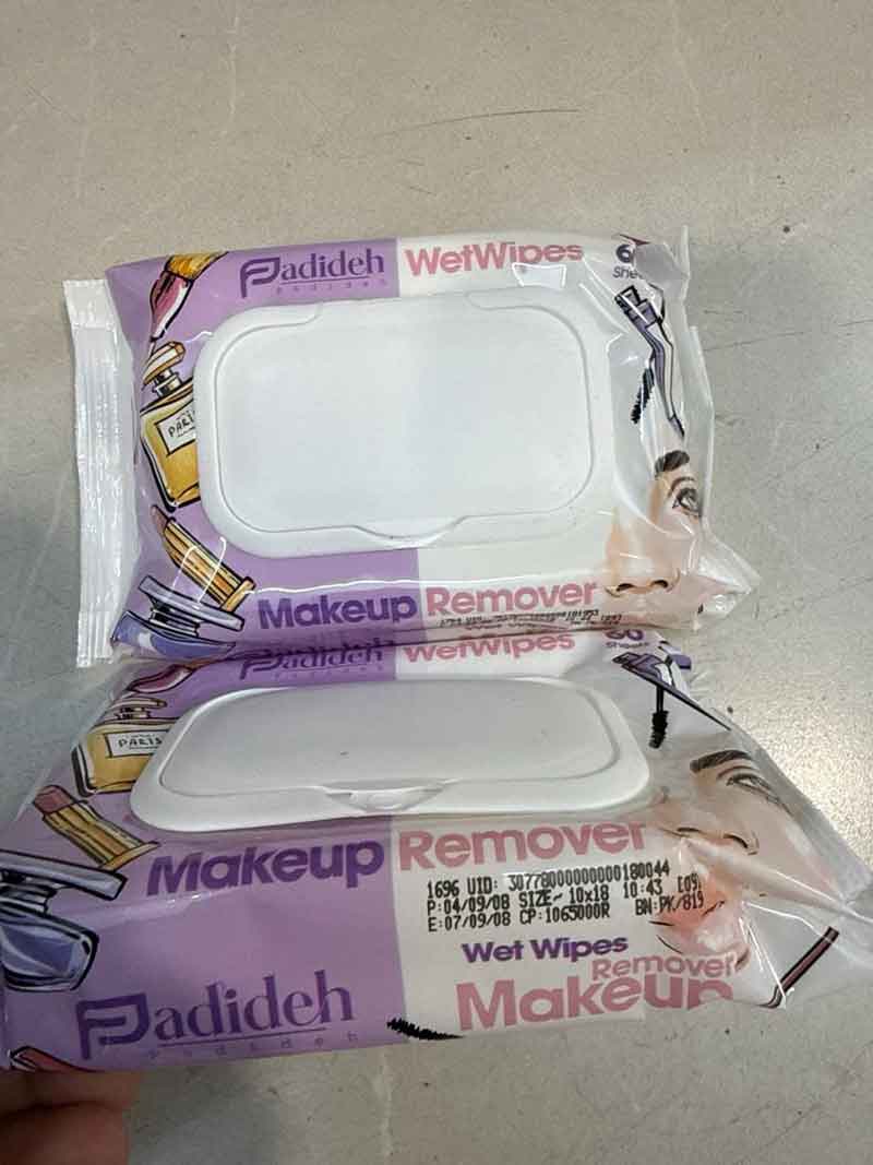 Taba-29 دستمال مرطوب آرایش پاک کن 60 برگ پدیده - تصویر 1