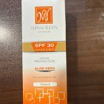 کرم ضد آفتاب 30 spf  رنگی